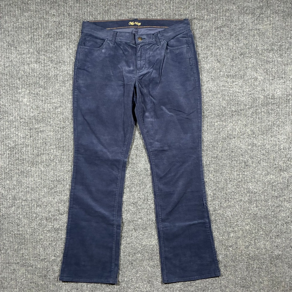 Old Navy Womens Corduroy Pants Size 14 Regular Bootcut Stretch Mid Rise